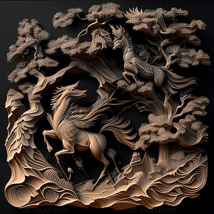 3D model chinese ink (STL)